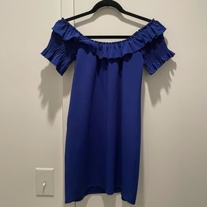 Zara Off-shoulder short sleeve dress